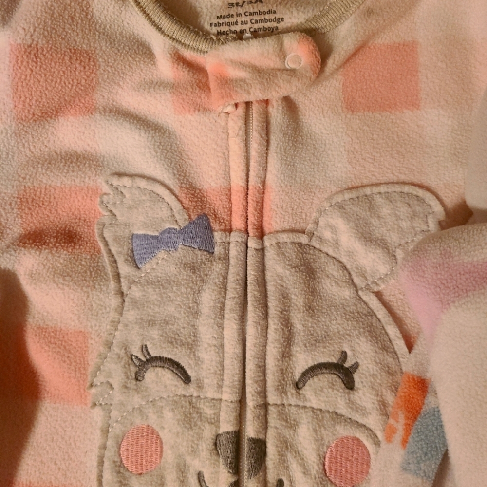 Lot of 2 Carters Footed Fleexe PJs 3T